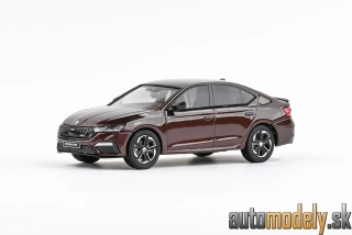  Abrex - Škoda Octavia IV RS (2020) - Hnedá Marrone Metalíza - 1:43