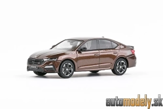  Abrex - Škoda Octavia IV RS (2020) - Hnědá Amber Metalíza - 1:43