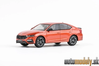  Abrex - Škoda Octavia IV RS (2020) - Oranžová Tangerine Metalíza - 1:43