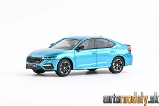  Abrex - Škoda Octavia IV RS (2020) - Modrá Sea Metalíza - 1:43