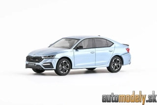  Abrex - Škoda Octavia IV RS (2020) - Modrá Shark Metalíza - 1:43