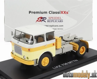 Premium ClassiXXs - LIAZ 706 MTTN TRACTOR TRUCK 2-ASSI 1978 YELLOW ORANGE WHITE - 1:43