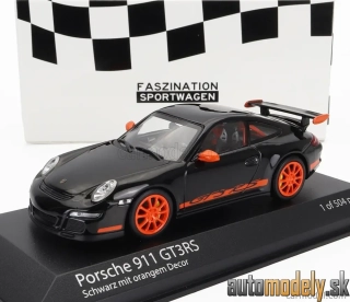 Minichamps - PORSCHE 911 997 GT3 RS COUPE 2006 BLACK ORANGE - 1:43