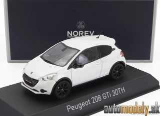 NOREV - PEUGEOT 208 GTi 2014 PEARL WHITE - 1:43