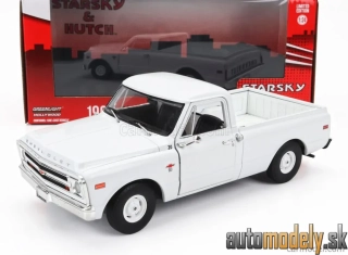 GreenLight - CHEVROLET C-10 PICK-UP 1968 STARSKY AND HUTCH WHITE - 1:24