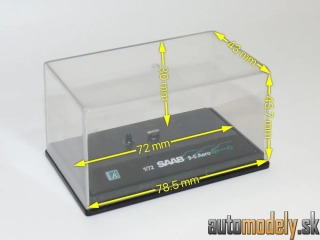 Plastikový box - vitrínka - 1:72