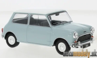 WhiteBox - Austin Mini Cooper S, light blue/white, RHD, 1965 - 1:24