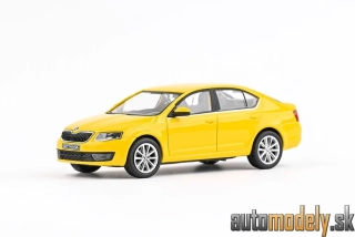 Abrex - Škoda Octavia III (2012) Žltá Taxi - 1:43