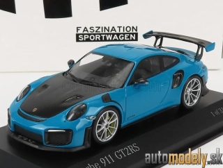 Minichamps - PORSCHE 911 991-2 GT2 RS COUPE 2018 SILVER RIMS - 1:43