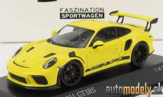 Minichamps - PORSCHE 911 991-2 GT3 RS COUPE 2018 BLACK RIMS - 1:43