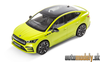 Škoda Enyaq Coupe RS zelená Mamba - 1:43