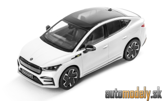 Škoda Enyaq Coupe RS biela Moon - 1:43