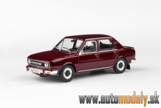 Abrex - Škoda 120L (1982) červená maron - 1:43