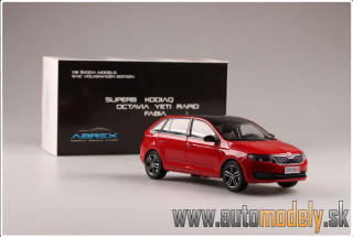 Abrex - Škoda Rapid Spaceback (2013) Červená - 1:18