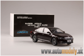 Abrex - Škoda Superb III (2015) Bordová Metalíza - 1:18